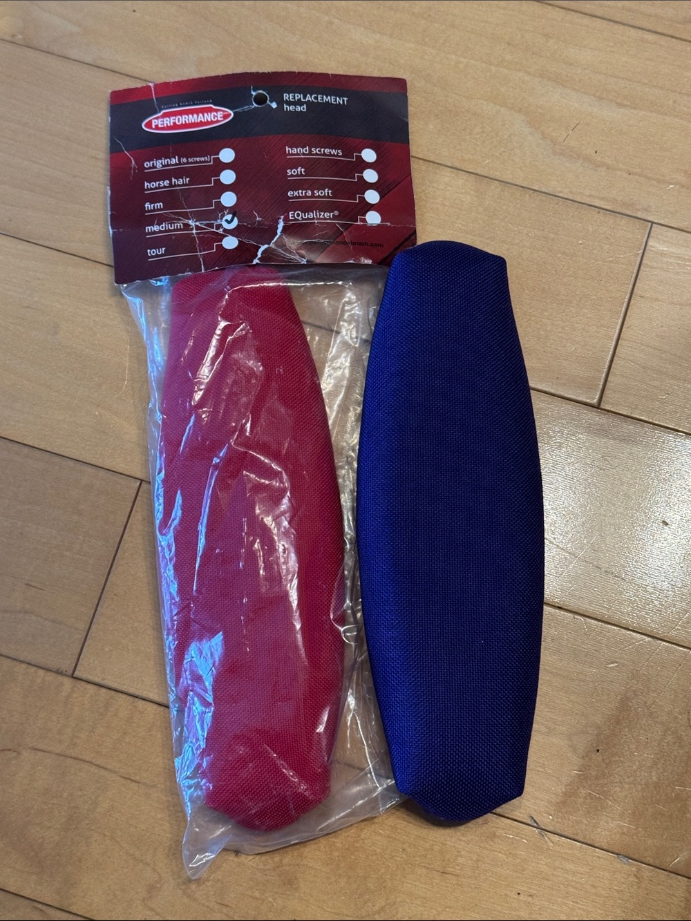 Performance Curling Broom Replacement Head - Purple & Red